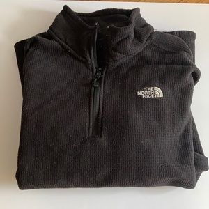 Black North Face Quarter Zip